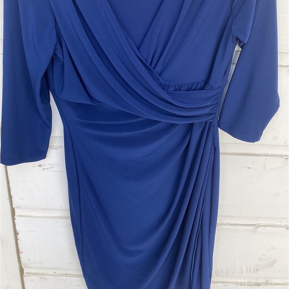 ❤️❤️Lauren by Ralph Lauren Womens size 12 Royal Blue jersey dress